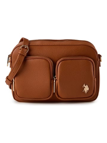 U.S. Polo Assn. Mansion Umhängetasche 24 cm in camel