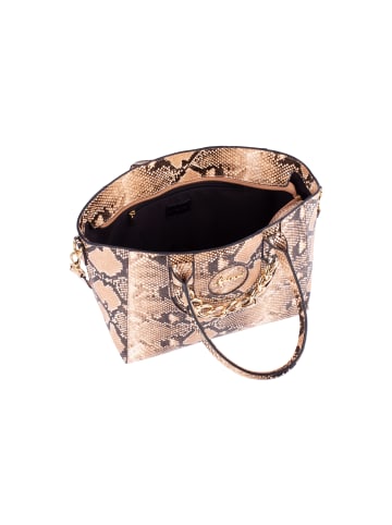 faina Damen Tote Bag in Kamel Schwarz