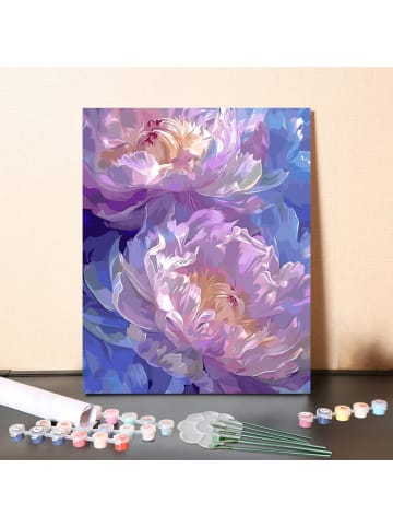 ARTNANAS DIY Malen nach Zahlen Set-"Pfingstrose" 