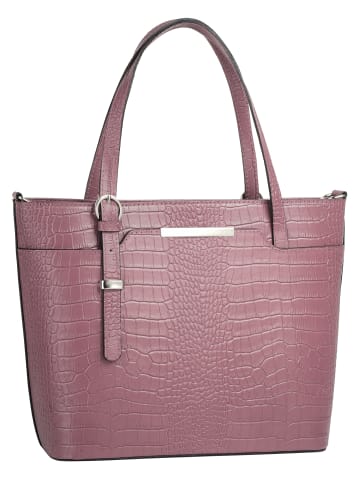 Cluty Handtasche echt Leder in alt-rosa