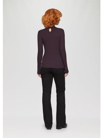 QS T-Shirt in 4988_aubergine