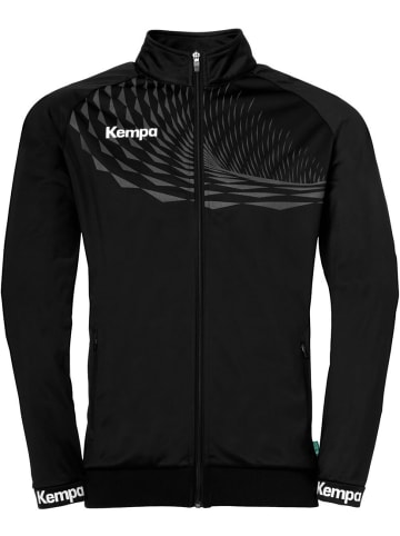 Kempa Trainingsjacke "Wave 26 Poly Jacket" in Schwarz