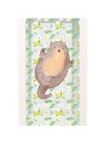 Mr. & Mrs. Panda Laterne Otter Umarmen ohne Spruch in Transparent