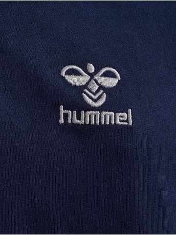 Hummel Hoodie Hmlmove Grid Cotton Zip Hoodie Kids in MARINE