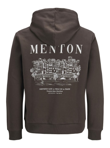 Jack & Jones Kapuzenpullover in Chocolate Brown