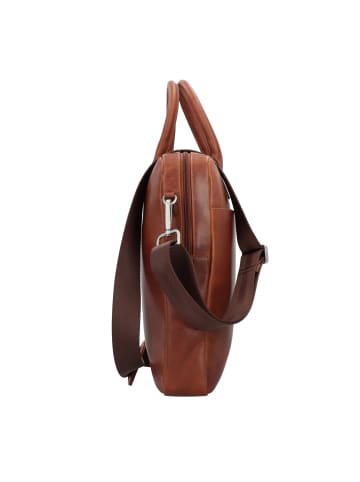 Esquire Dallas Aktentasche Leder 38.5 cm Laptopfach in braun