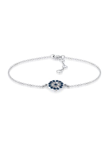 Elli Armband 925 Sterling Silber Evil Eye in Blau