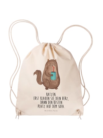 Mr. & Mrs. Panda wander rucksack Katze Dose mit Spruch in Creme