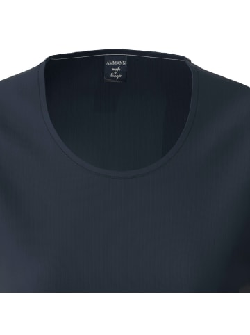 Ammann Single-Jersey Bio T-Shirt in dunkelblau