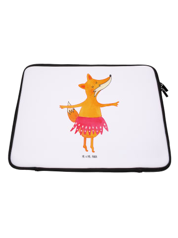 Mr. & Mrs. Panda Notebook Tasche Fuchs Ballerina ohne Spruch in Weiß