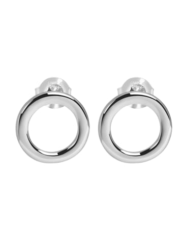 Adeliás Damen Ohrringe – Ohrstecker aus 925 Silber in silber