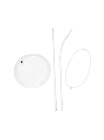 roba Stand-Himmelstange Universal, freistehend, weiß, rund