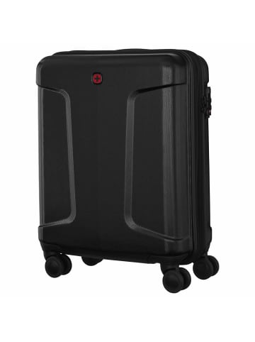 Wenger Legacy - 4-Rollen-Kabinentrolley 54 cm erw. (black) in schwarz
