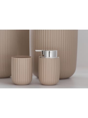 Wenko Zahnputzbecher AGROPOLI in Beige, (H) 10 x (L) 7,5 cm