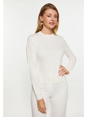 Usha Damen Pullover in WOLLWEISS
