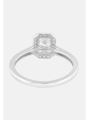 Ethische Diamanten Ring aus 375 Weißgold mit Lab Grown Diamant