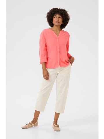 Cream Kurzarmhemd CRVenta Regular fit in Porcelain Rose