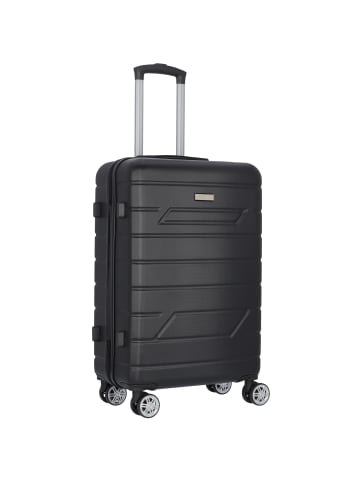 Nowi Bergamo 4 Rollen Trolley 65 cm schwarz