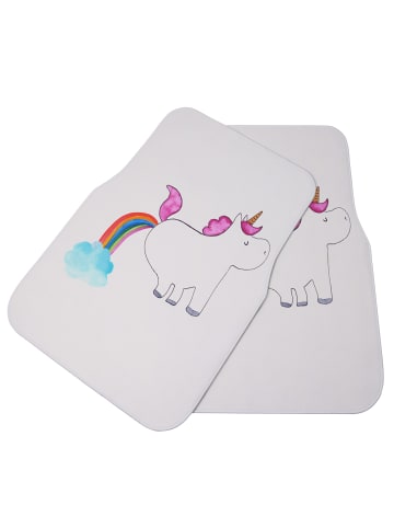 Mr. & Mrs. Panda Automatte Einhorn Pupsen ohne Spruch in Weiß