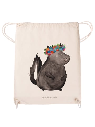 Mr. & Mrs. Panda Beutel Stinktier  ohne Spruch in Creme