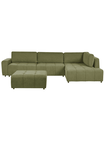 Beliani 2-tlg Schlafsofa INNVIK in Grün