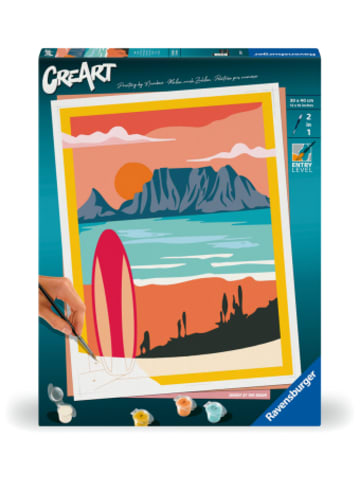 Ravensburger Verlag GmbH Spiel - CreArt Adults Premium - Sonnenuntergang am Strand
