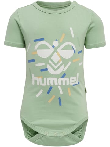 Hummel Druckknopf Strampler Hmllake Kinder in GRAYED JADE