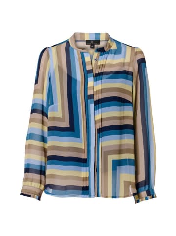 Mart Visser Ines Bluse mit Print, Blau/Mehrfarbig