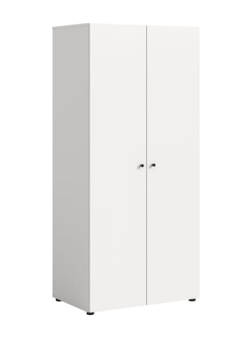 ebuy24 Kleiderschrank Darwin Weiß 80 x 51 cm