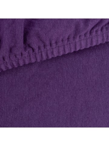 Traumschloss Premium Plus Edel-Jersey Spannbettlaken in violett