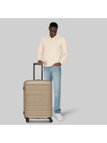 Redolz Essentials 11 4 Rollen Trolley 66 cm mit Dehnfalte in beige