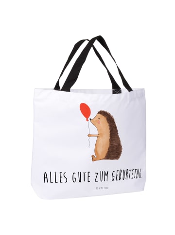 Mr. & Mrs. Panda Stofftasche Igel Luftballon mit Spruch in Weiß