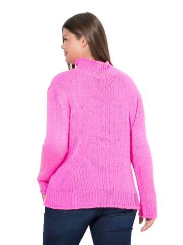LAURASØN Pullover in neon pink