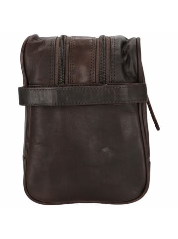 The Chesterfield Brand Stefan - Kulturbeutel Leder 29 cm (black) in braun