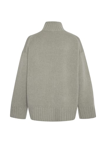 Style Republic Rollkragenpullover OVERSIZED BOXY Kaschmir-Woll-Gemisch in Olive Melange