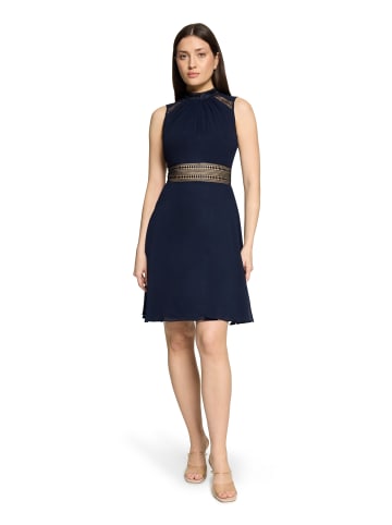 Vera Mont Cocktailkleid mit Spitzeneinsatz in Night Sky