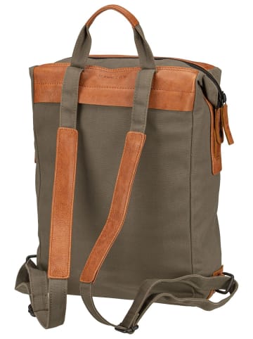 Harold's Rucksack Wax 1 in Khaki/Cognac