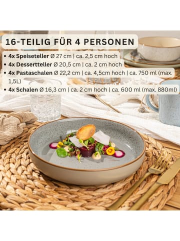 Sänger 16-tlg. Tafelservice Rio in Bunt