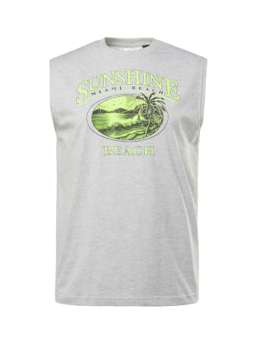Men Plus Tank Top in grau melange