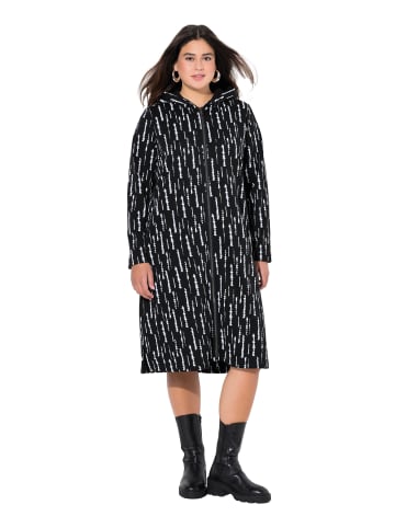 Ulla Popken Sweatjacke in schwarz