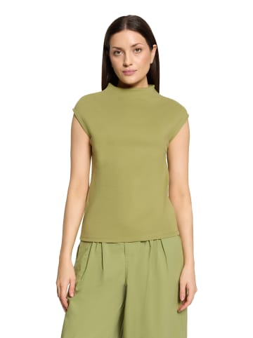 CARTOON Basic Shirt mit Kragen in Mosstone
