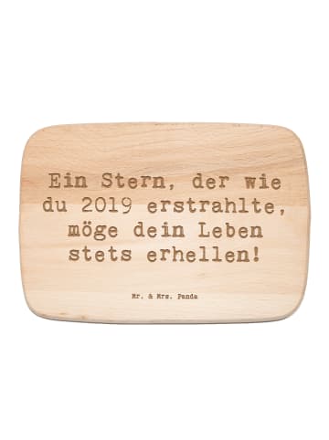 Mr. & Mrs. Panda schneidbrett Spruch 2019 Geburtstag Stern mit S... in Transparent
