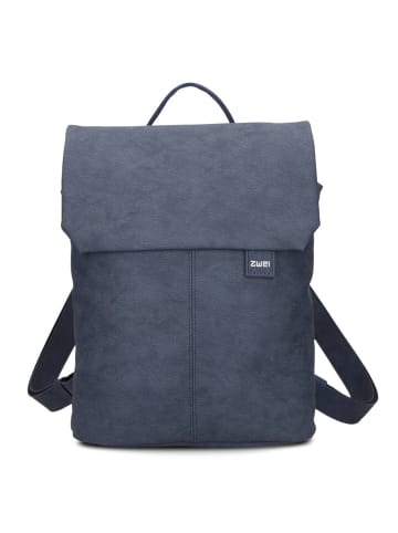Zwei Mademoiselle.M Daypack 35 cm Laptopfach in nubuk blue
