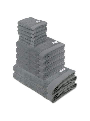 Tom Tailor Handtuch 12er Pack in Grau