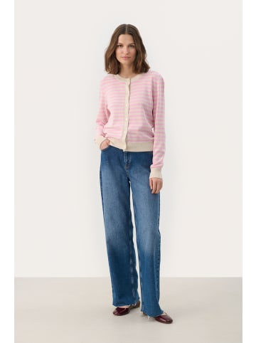 PART TWO Strickjacke TanishaPW in Prism Pink Stripe