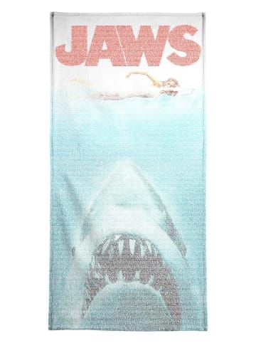 Juniqe Handtuch "Jaws" in Blau