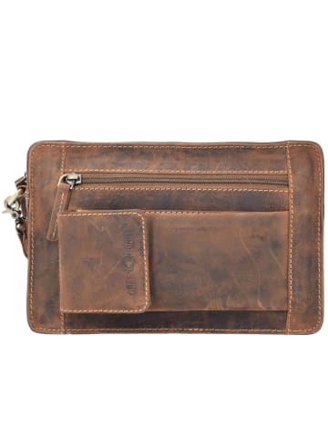 Greenburry Vintage Herrentasche Leder 22 cm brown