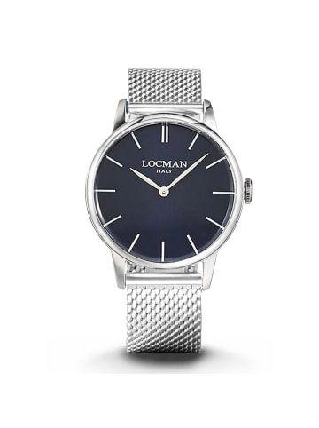Locman Herrenuhr "1960 Ref. 0251V02" in Silber
