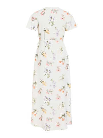 Vila Kleid mit V-Ausschnitt in Snow White