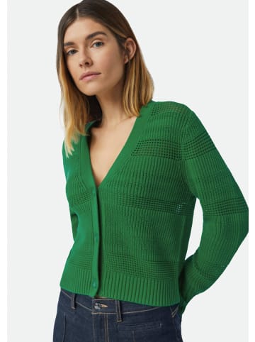 comma Strickjacke langarm in Grün